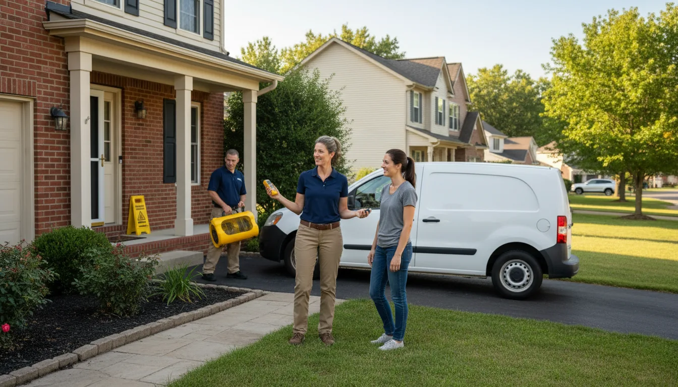 Water restoration image for Dehumidification And Cleanup Services in Casco, WI